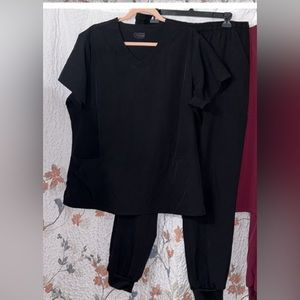 Angies Uniforms Jogger Bottom Sets Size XL Black Set